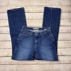 Vtg Tommy Hilfiger Hipster Boot Cut Denim Blue Jeans Women's size 4 R